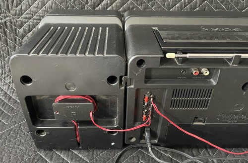 Sony CFS-710 Boombox FM/AM Radio + Cassette Player & Recorder *Tested Working - Picture 12 of 23