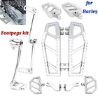 Footpegs Floorboards Brake Shifter Pegs For Harley Touring Road King Glide 2014+