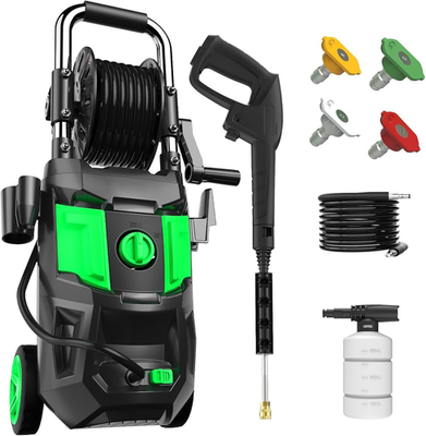 #ad Pressure Washer 4500 MAX PSI 4 Nozzles Foam Cannon for Cars and Driveways $205.99