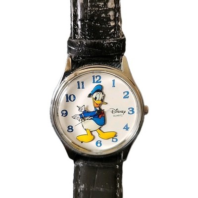Vintage 3D DONALD DUCK Disney Parks WATCH Authentic Original Parts or Repair