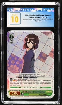 Graded Heroine In-Charge Megumi W56-TE04S SR Pristine 10 CGC Weiss