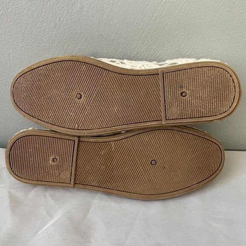 Kelly & Katie Size 7 Maiola Crochet Lace Cream Ballet Flats Cottagecore Wedding - Picture 9 of 10