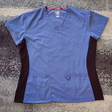 JDM Divine Stretch Short Sleeve V-Neck Scrub Top Royal Blue 5274RYL