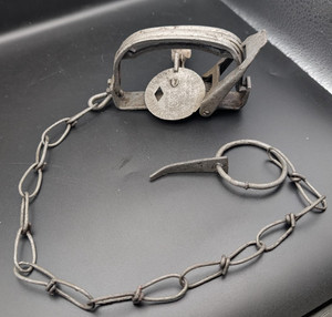 Diamond Brand Trap No 31 Spiral Spring Frame Jaw Norwich Wire Wks Pre Oneida