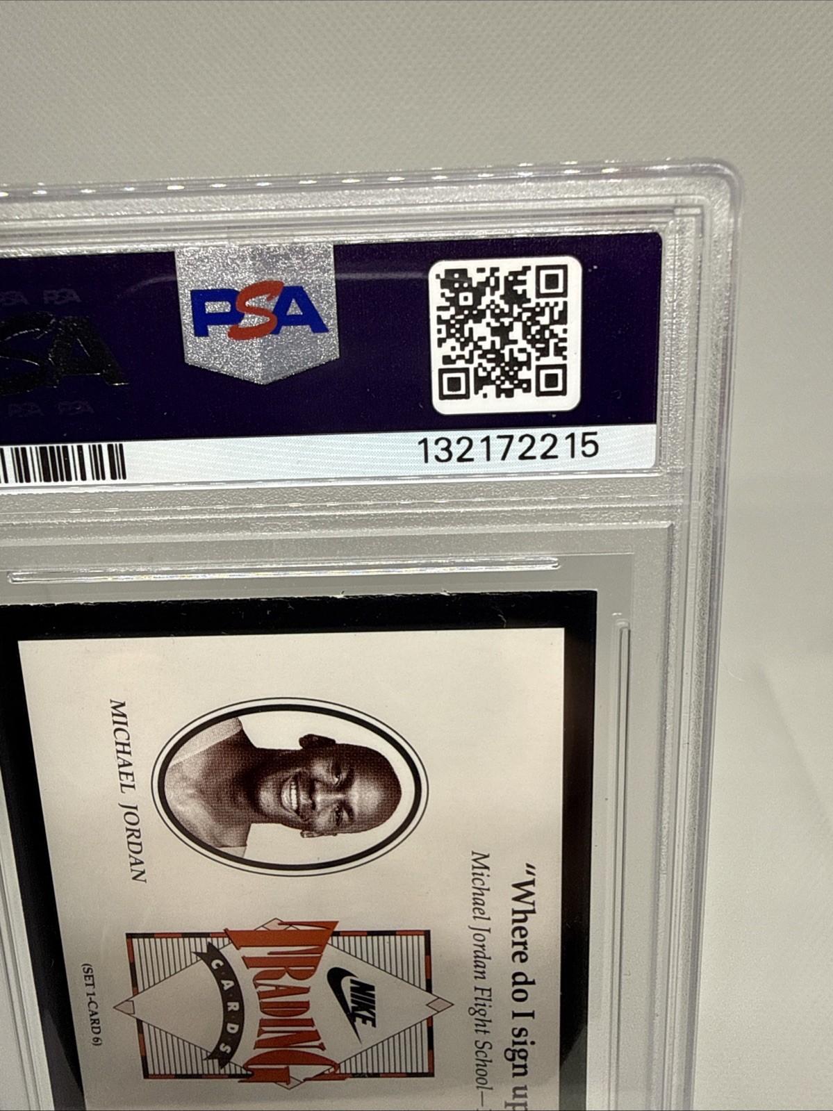 1991 Nike Michael Jordan / Mars Blackmon - Spike Lee Auto PSA 10 view 9