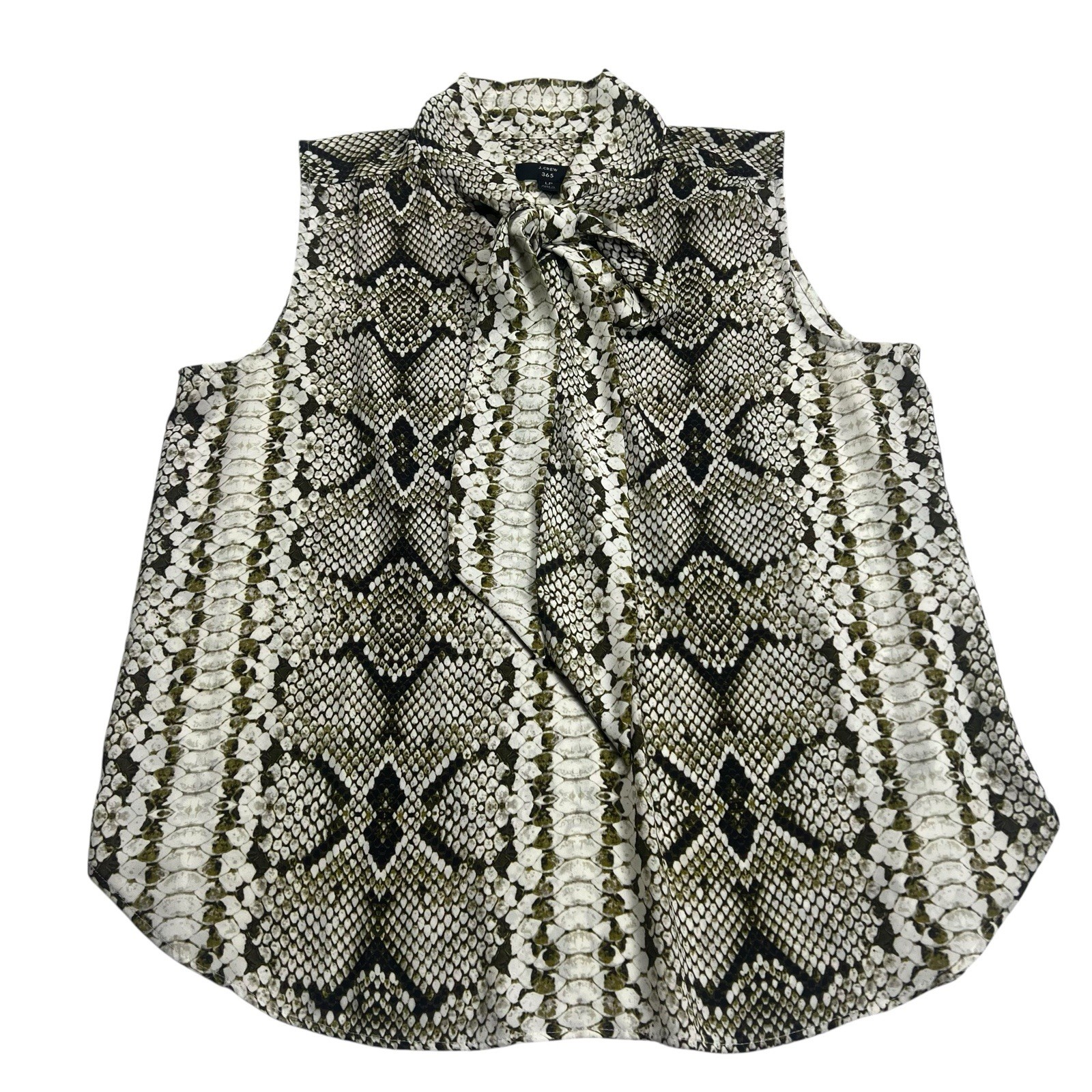 J. Crew 365 Python Print Sleeveless Blouse Women’… - image 2