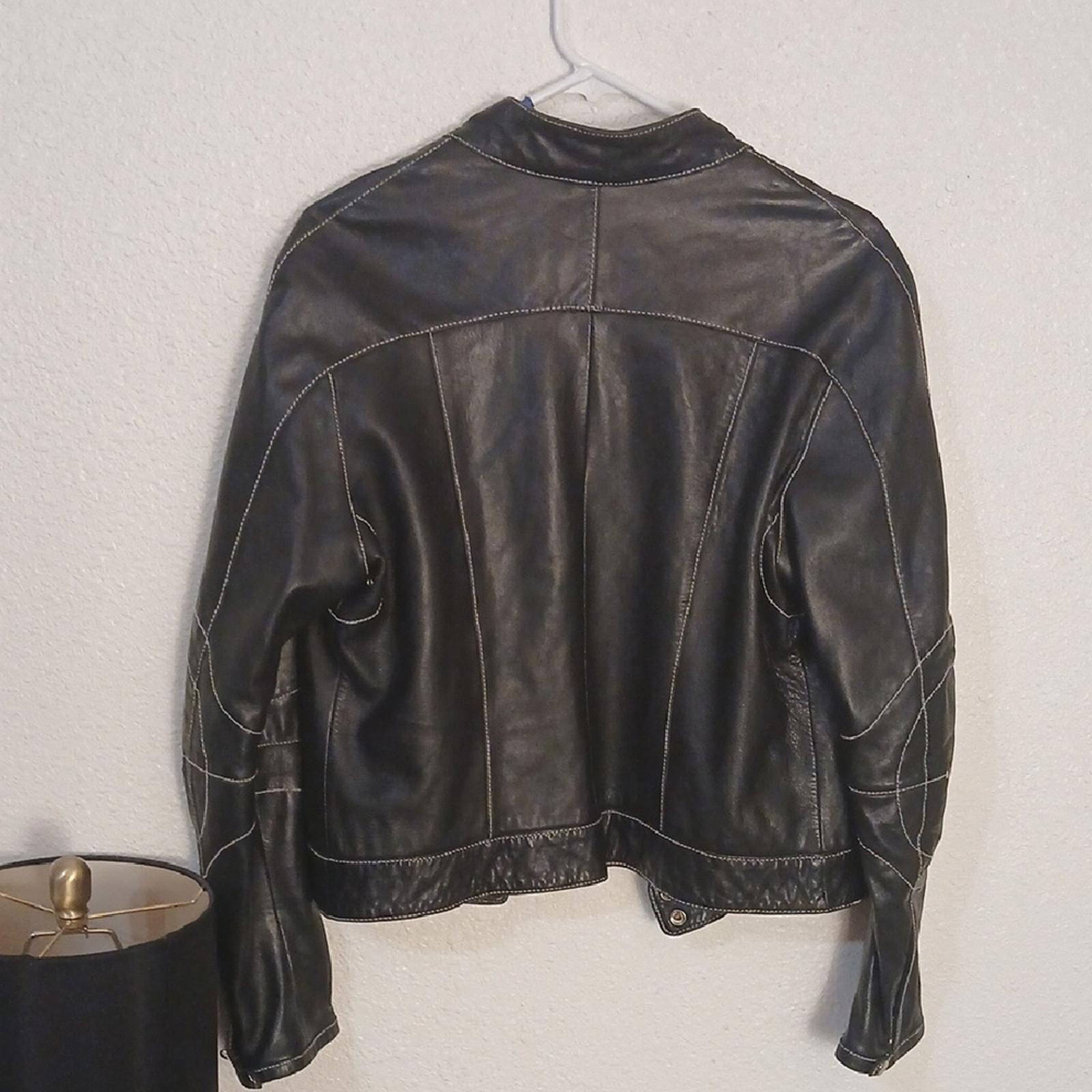 Wilsons Leather Black Jacket - image 7
