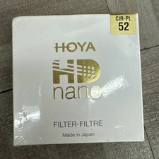 Genuine HOYA HD nano CIR-PL MKII 52mm Filter, CPL, Polarizer, HARDENED GLASS