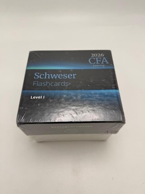 Schweser Flashcards CFA 2026 neu