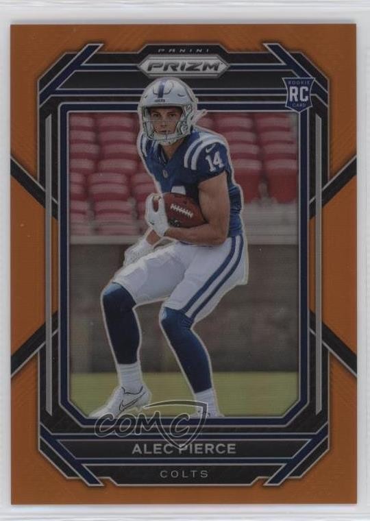2022 Panini Prizm Rookies Orange Prizm /249 Alec Pierce #330 y4c