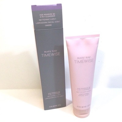 Mary Kay TimeWise Age Minimize 3D 4-in-1 Cleanser 4.5oz Combo to Oily Skin NIB 