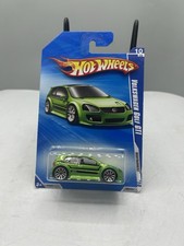 2010 Hot Wheels Nightburnerz Volkswagen Golf GTI Green 098/240 10/10 R7523 NEW