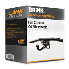 Für Citroen C4 Fliessheck 10.2004-10.2011 BRINK Anhängekupplung abnehmbar NEU
