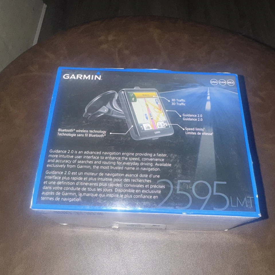 Garmin Nuvi 2595LMT 3in Touchscreen GPS Navigation w/ Car Charger Bundle - Image 4 of 4