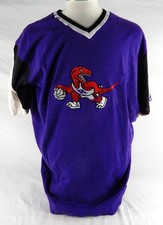 1996-97 Toronto Raptors Hubert Davis #44 Game Used Purple Shooting Shirt 50th
