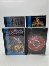 Sega CD Sonic CD Mighty Morphin Power Rangers Assorted Video Games Lot Of 4