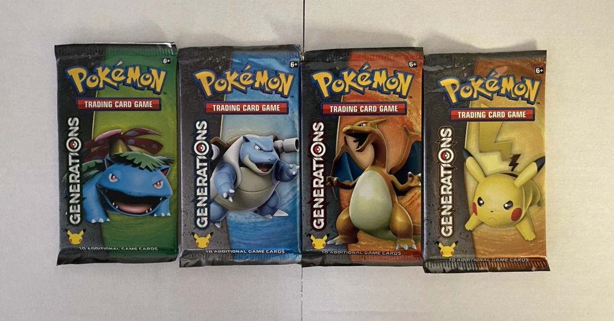 Pokmon TCG Generations Sealed Collectible Card Game Packs for sale | eBay
