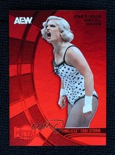 2025 Skybox Metal Universe AEW All Elite Wrestling PMG Red /100 Toni Storm 1t19