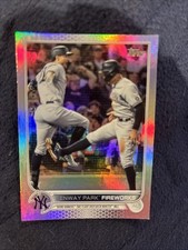 2022 Topps Series 2 Fenway Park Fireworks Rainbow Foil Judge Stanton NYY C100