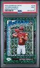 Jayden Daniels 2024 Panini Donruss Optic Green Velocity Rated Rookie Prizm PSA 9