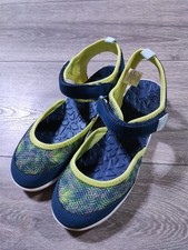 Lands End Water Shoes Big Girls Size 3 Blue Floral Mary Jane Shoes Kids