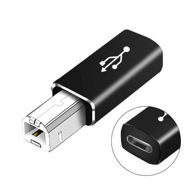 USB-C Weiblich auf USB-B männlich Adapter für Drucker Scanner MIDI Daten