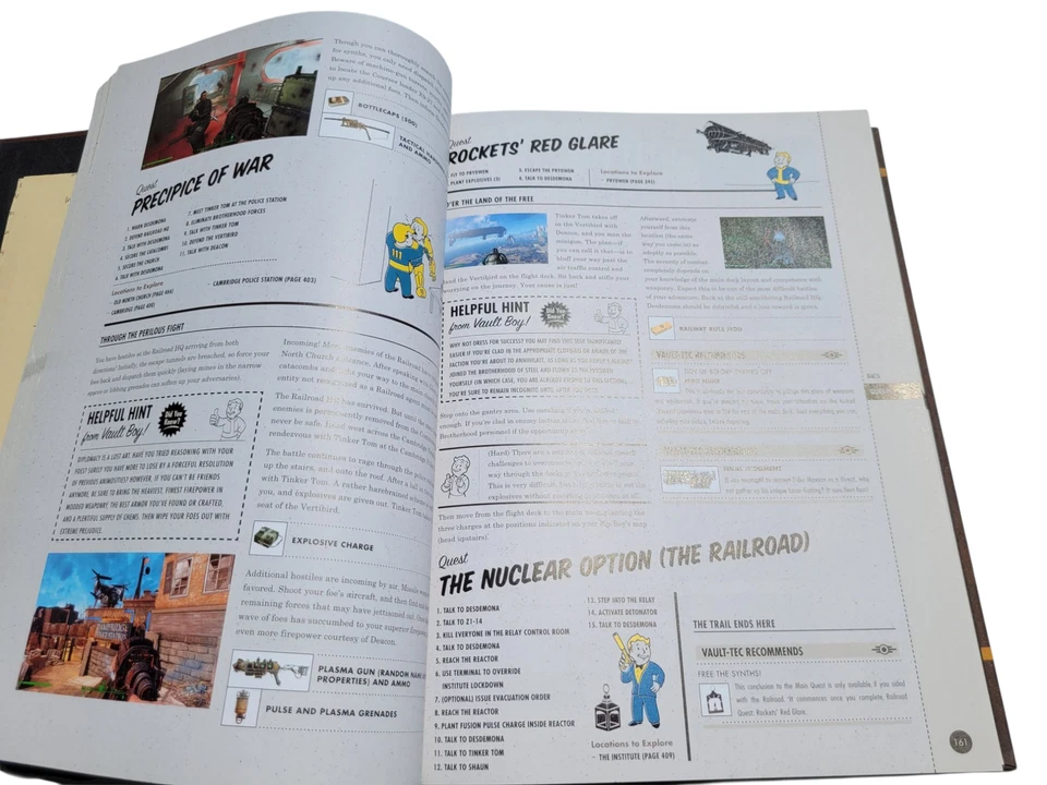 Fallout 4 выживания руководство в твердом переплете книга + Sony Playstation 4 PS4 видео игры 2015 - Изображение 3 из 4