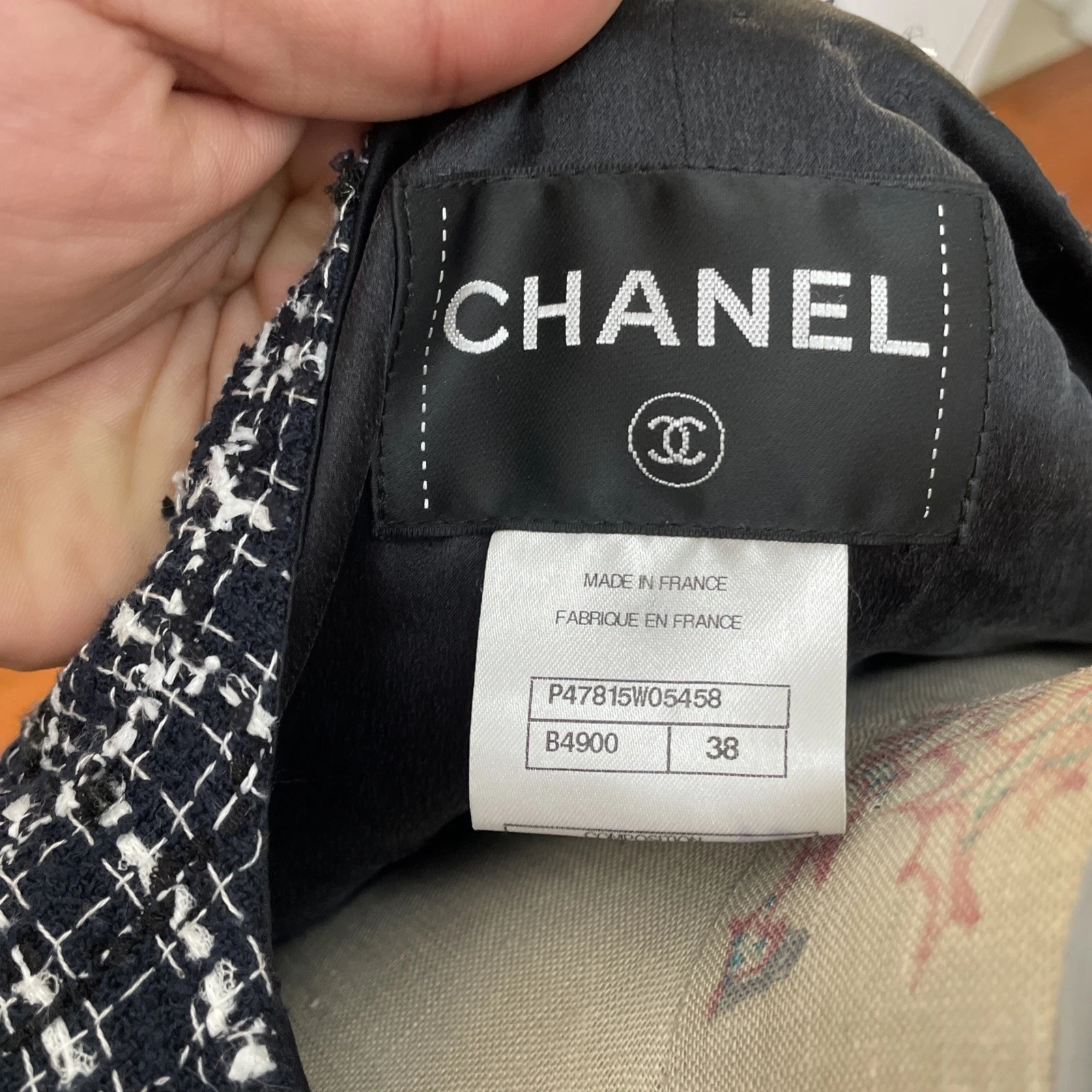 Giacca donna Chanel taglia 38 cotone