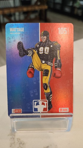 2026 Bo Jackson Battle Arena Brawl Logo Battlefoil SSP SP Wattage TJ Watt