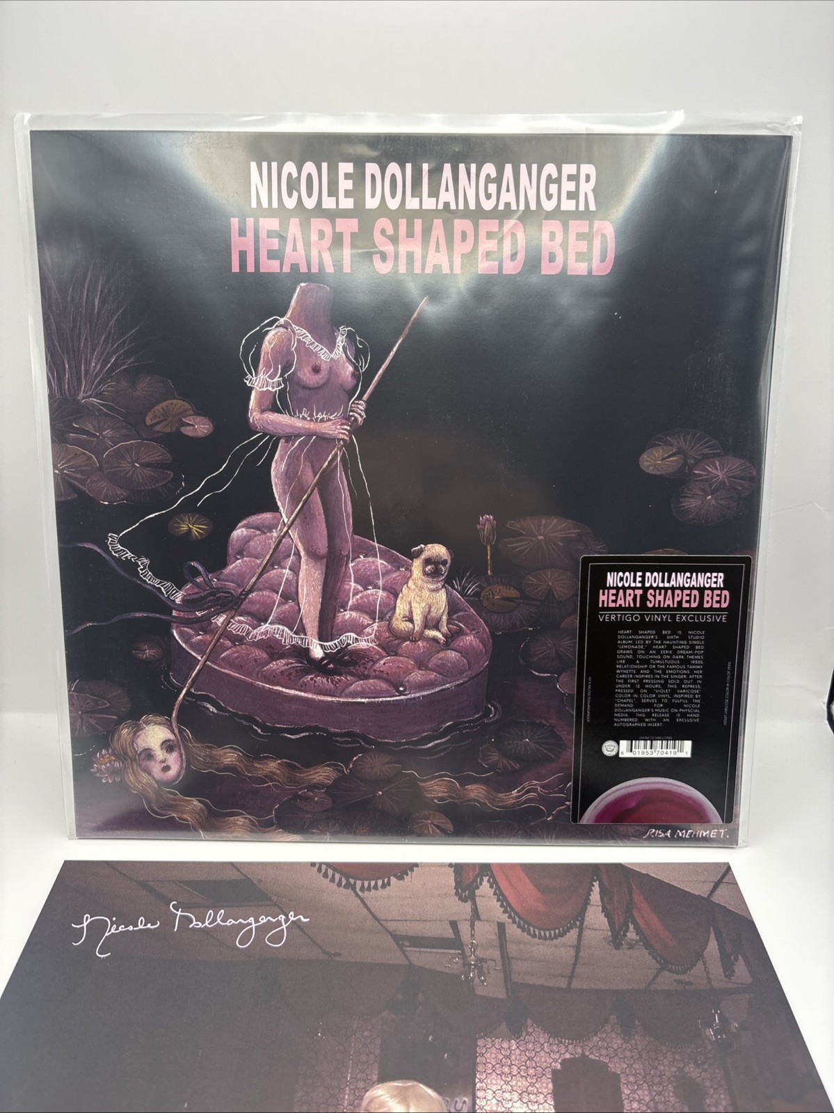 SIGNED Nicole Dollanganger - Heart Shaped Bed Violet Varicose Vinyl VV 21/1000
