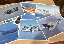 Vintage Lot Of 18 Grumman Aerospace Military Plane Photo Spec Sheets