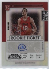 2021-22 Panini Contenders Rookie Ticket Premium Edition Marko Simonovic Auto 2s2