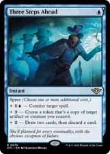 MTG English Three Steps Ahead NM Foil Outlaws of Thunder Junction