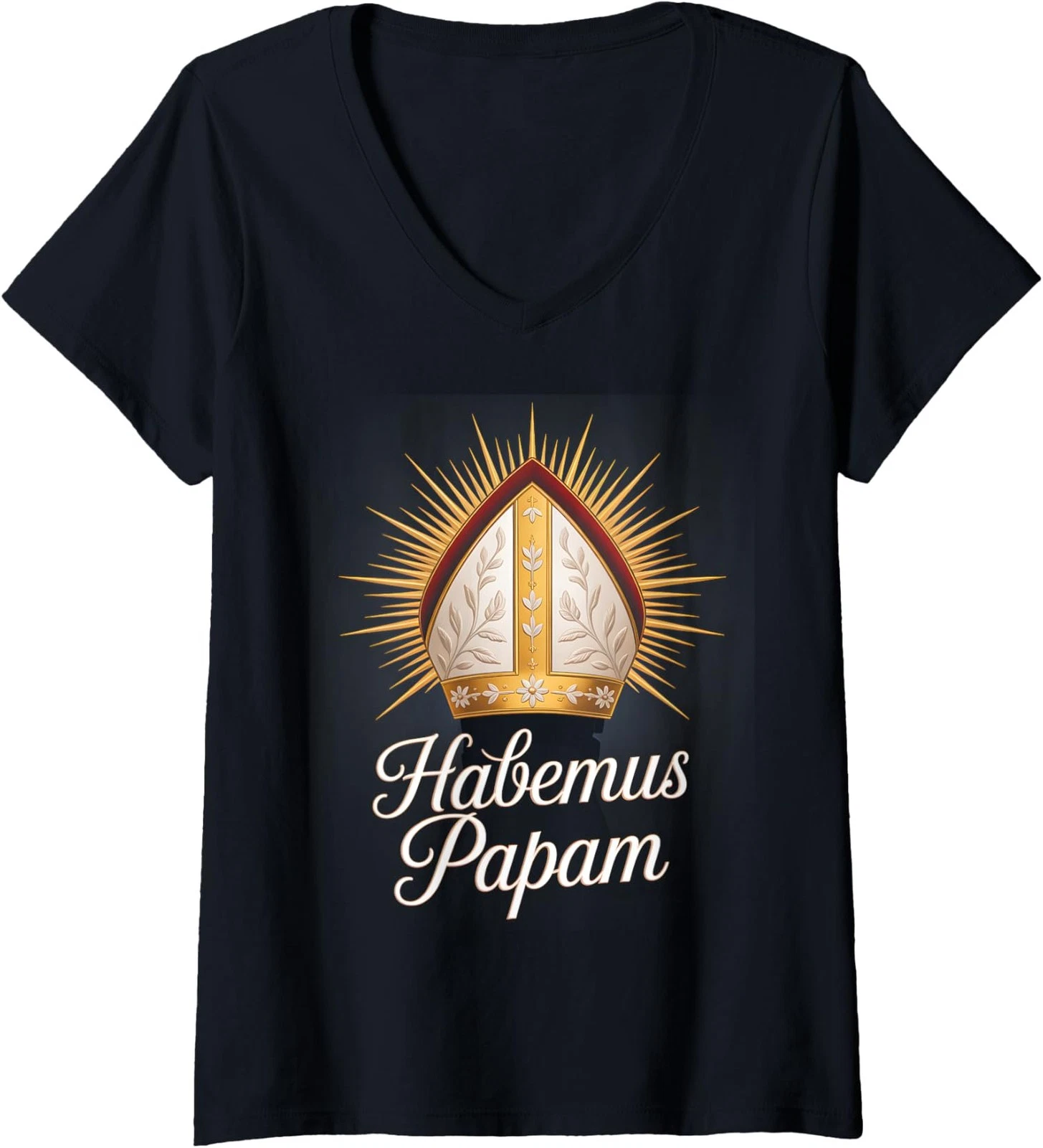 Habemus Papam Pope Election 2025 Catholic Christian Ladies' O-Neck Tshirt
