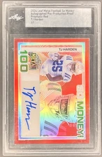 2024 Leaf Metal So Money! TJ Harden Auto 1/1 Prismatic Red UCLA Pre-Production
