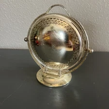 Vintage Queen Anne Silverplate 3 Tiered Scalloped Cake Dessert Stand Tray