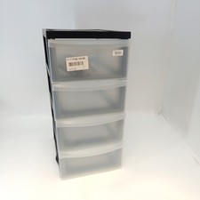 Rollcontainer Kunststoff Bürobedarf 38 x 30 x 67 cm 4 Schubladen Stauraum