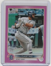 2022 Topps Chrome Pink #173 Willi Castro - Detroit Tigers