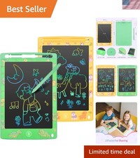 LCD Writing Tablet 8.5 Inch 2 Pack Colorful Screen Electronic Writing Drawing...