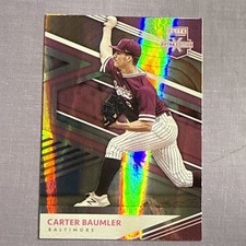 CARTER BAUMLER 2020 Panini Elite Extra Pink #140 Orioles