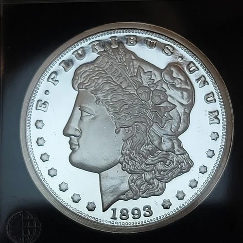 1893-O Morgan Silver  1 oz SILVER  ROUND Proof DEEP CAMEO