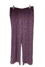Anybody Ribbed Hacci Slim Jogger Pants Purple