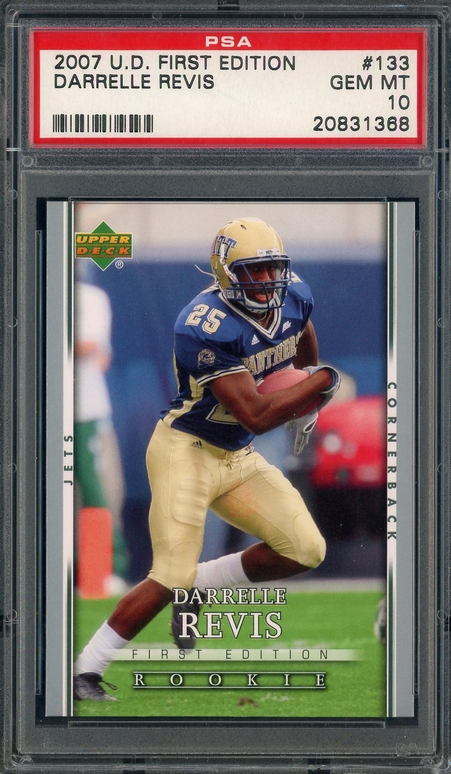 Darrelle Revis Upper Deck First Edition #133 Base