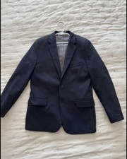 Nordstrom Boys Blazer Sport Coat Size 14 Navy Dress Jacket Wedding Formal