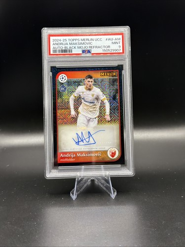 2024-25 Topps Merlin UEFA Club Competitions - Autographs Andrija Maksimovic...