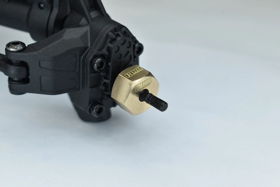 GPM Brass Hex Adapters 12x7.5mm AXIAL 1/18 UTB18 Capra Unlimited Trail AXI212015 - Image 3 of 4