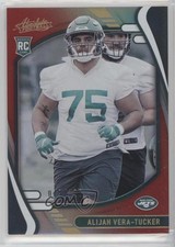 2021 Panini Absolute Rookies Spectrum Red 79/100 Alijah Vera-Tucker #199 0c3