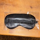 Black Satin Single Sleep Mask — photo 1