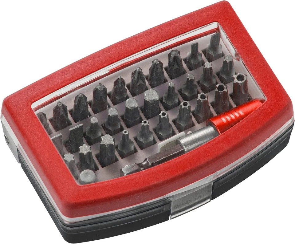 GERMANY GMBH 118490 - Scatola Di Punte Con Punte Da 32 Pezzi, Aciaio Al Cromo Va - Immagine 2 di 4