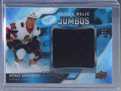 2019-20 Upper Deck Ice Rookie Relic Jumbos 52/199 Vitalii Abramov Vitaly RC 00c9